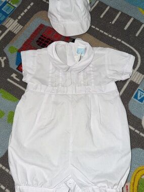 Classic White Baby One-Piece Bodysuit - White
